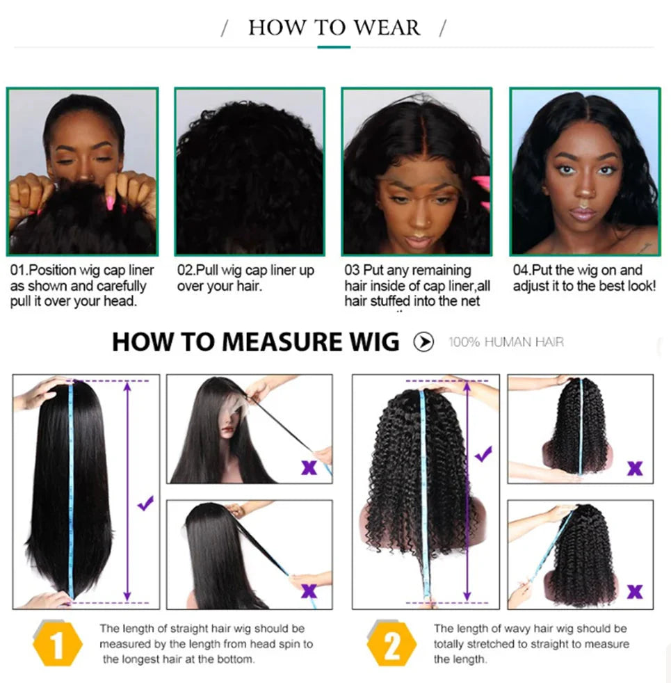 16 Inch Loose Water Wave Malaysian 13x4 Lace Front Wig Short Bob Wet & Wavy Glueless 4x4 Closure