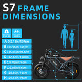 Vélo électrique tout-terrain pour adulte, 1000 W, 48 V, 60 Ah, vitesse maximale de 55 km/h, pneus larges de 20 pouces
