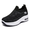 Women Orthopedic Walking Shoes Breathable Mesh Slip-On Sneakers Nursing Work Comfortable Casual Cushion Athletic Running Joggers - Lootquake