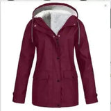 Women's Ski Jacket Warm Winter Snow Coat Waterproof Windbreaker Hooded Raincoat Snowboarding Jackets - Lootquake