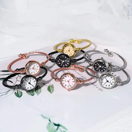 Fashion Luxury Women Watch Gold Strap Vintage Ladies Watch for Bracelet Montre Femme Female Wristwatches Women Clock Reloje - Lootquake