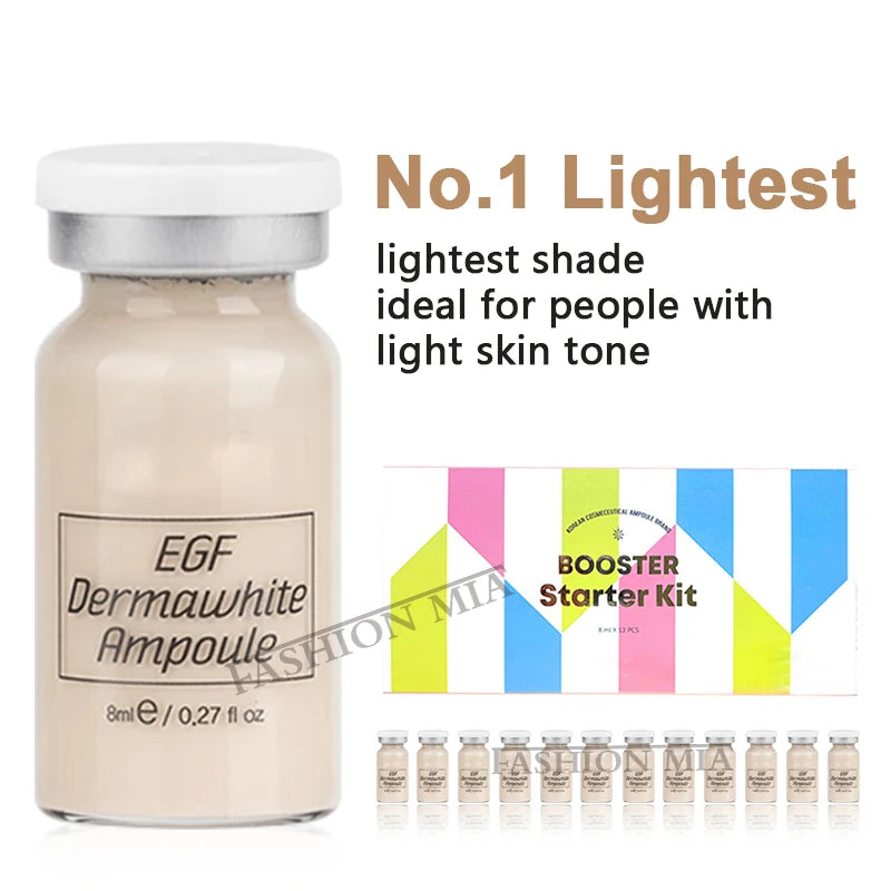 Crema BB de 8 ml, suero iluminador, ampolla, esencia facial, niacinamida/péptido, base hidratante, ácido hialurónico, cuidado de la piel, belleza