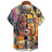 Hawaiian Three-Dimensional Eye Fashion Shirts For Men 3d Print Casual Short Sleeved Summer Tops Funny Clothes For Man Clothing - Lootquake
