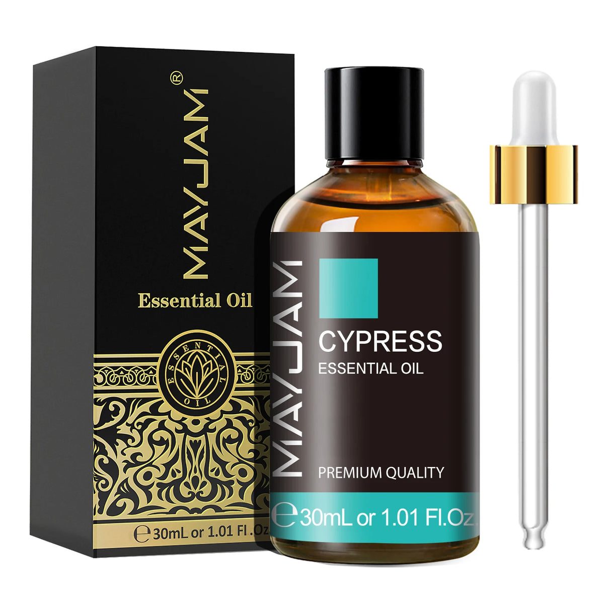 MAYJAM 1PCS 30ML Huile Essentielle d'Aromathérapie Lavande Vanille Jasmin Eucalyptus Menthe Poivrée Huile Aromatique pour Diffuseur Bougie Savon