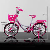 Creative Alloy Bicycle Model Ornament Mini Metal Bike Toy Collectible