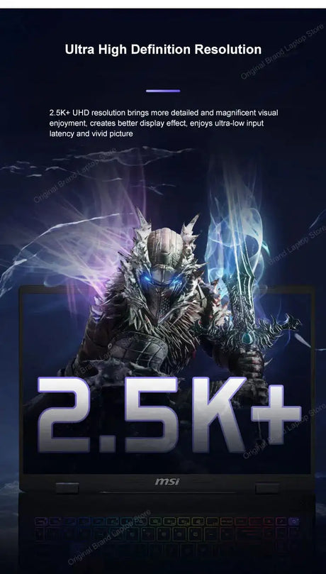 2024 MSI Sword 17 HX Laptop 17 Inch 2.5K QHD 240Hz IPS Screen Netbook i7-14700HX 16GB 1TB SSD RTX4060 Gaming Notebook Computer - Lootquake