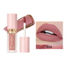QIBEST 10 Colors Nude Matte Liquid Lipstick Waterproof Silky Lip Gloss Non-Stick Cup Lasting Purple Red Lip Tint Durable Makeup