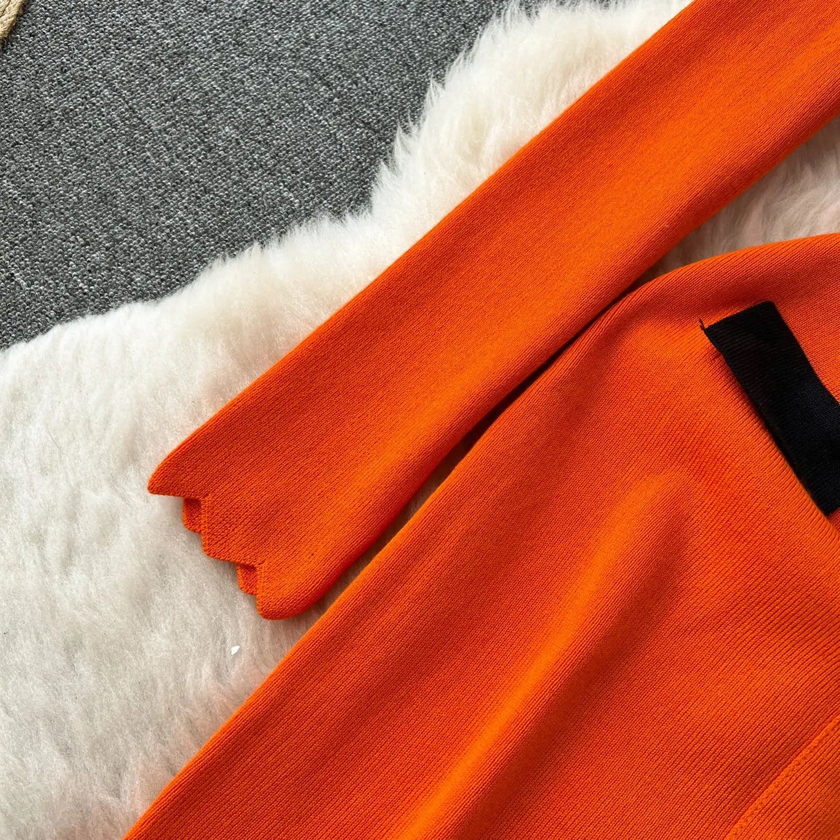 SINGREINY Office Lady Sweater Long Dress 2023 Bow Single Breasted Elastic Split Women Autumn Dress Fashion Senior Knitted Dress - Lootquake