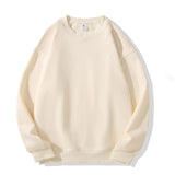 Solid Colors Men's Crewneck Sweatshirt,Cotton-blend Pullover - Lootquake