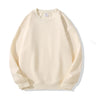 Solid Colors Men's Crewneck Sweatshirt,Cotton-blend Pullover - Lootquake