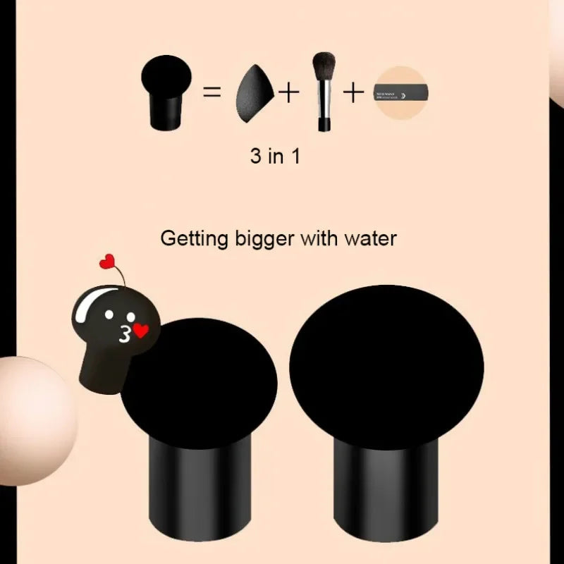 Base de maquillaje facial CHAFFUL Mushroom Head Maquillaje Air Cushion Base hidratante Iluminadora natural BB Cream Maquillaje