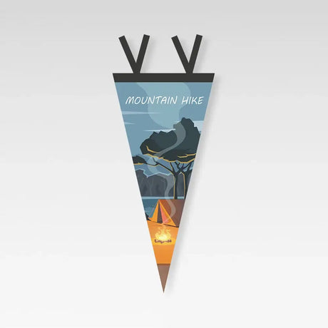 Outdoor Camping Tent Pennant Flags Picnic Canopy Atmosphere Decorations Camp Hanging Flags Holiday Scene Felt Bunting - Lootquake