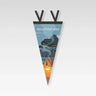 Outdoor Camping Tent Pennant Flags Picnic Canopy Atmosphere Decorations Camp Hanging Flags Holiday Scene Felt Bunting - Lootquake