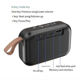 Altavoces portátiles para exteriores Bluetooth 5.0 Mini altavoz Oxford Columna inalámbrica Reproductor de música estéreo 3D Caja de sonido envolvente HiFi
