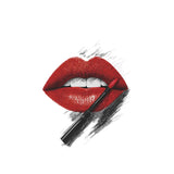Painted Red Lips Lipstick Pattern Wall Stickers Bedroom Decoration Mural Living Room Home Decor Self-adhesive Personality Decals