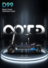 Electric Scooter DUOTTS D99 D88 K8 6000W Dual Motor 60V 40Ah Battery High Power E-Scooter Folding Off-Road Seat Electric Scooter