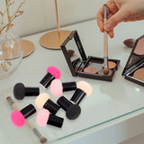 8 Pcs Powder Puff Sponge Wet Dry Makeup Foundation Blending Sponges Mushroom Head Beauty Tools BeigeRed