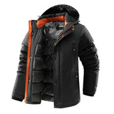 Winter Men Long Snow Hooded Parkas Man Mountain Ski Thermal Coats Men -30 Degree Thicken Windbreaker Down Padded Jacket Clothing - Lootquake
