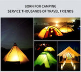 Portable Camping Lights Waterproof Outdoor Camp Lamp 2 Lighting Modes Tent Lamp for Hiking Climbing Yard - Lootquake