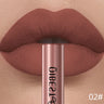 QIBEST Rouge à lèvres liquide mat Waterproof longue tenue Velours Gloss à lèvres Tube de teinte Pigment Nude mat Rouge à lèvres Maquillage des lèvres