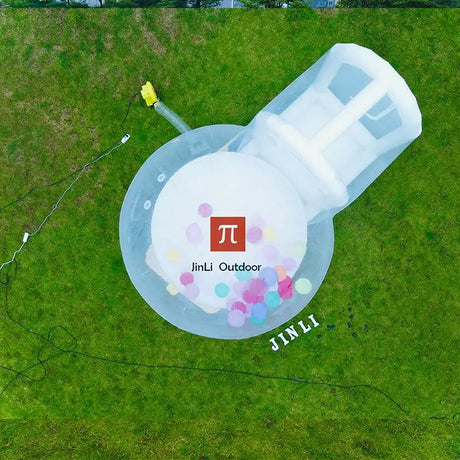 Inflatable bubble house PVC tent includes blower/protective carpet/PVC repair glue/air pump/colorful balloons/free shipping - Lootquake
