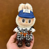 Ropa de bebé Labubu de 17 cm, conjunto de falda y caja ciega para muñecas Labubu, bonito juguete para vestir, regalo para festivales, regalo de cumpleaños, bonito regalo para fiestas.