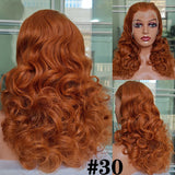100% Human Hair | Highlight | Ombre | Double Drawn | Brazilian | Remy | Bouncy Body Wave | Full Fumi | Bouncy Weave | Wavy Hair Lace Wigs