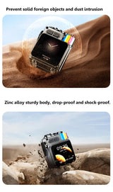 Mini haut-parleur Bluetooth intelligent à écran tactile, lecteur audio portable, appel mains libres sans fil, boîte à musique MP3, prise en charge de la lecture TF, contrôle par application