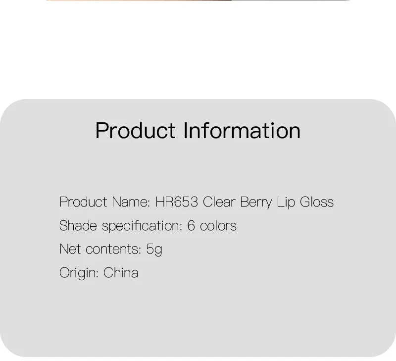 Lip Essence Mouth Red Lip Glaze Mirror Gloss Nude Lip Gloss Moisturizing Lipstick For Women Waterproof And Long-lasting Lipstick