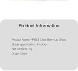 Lip Essence Mouth Red Lip Glaze Mirror Gloss Nude Lip Gloss Moisturizing Lipstick For Women Waterproof And Long-lasting Lipstick