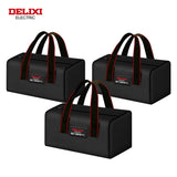 Bolsa de herramientas DELIXI ELECTRIC de tela Oxford, portátil, para electricistas y carpinteros, ideal para el hogar y el taller.