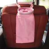 Car Garbage Bin Oxford Cloth Black Auto Trash Bag Hanging Seat Back Storage Bag Trash Can Organizer Accessories Interior