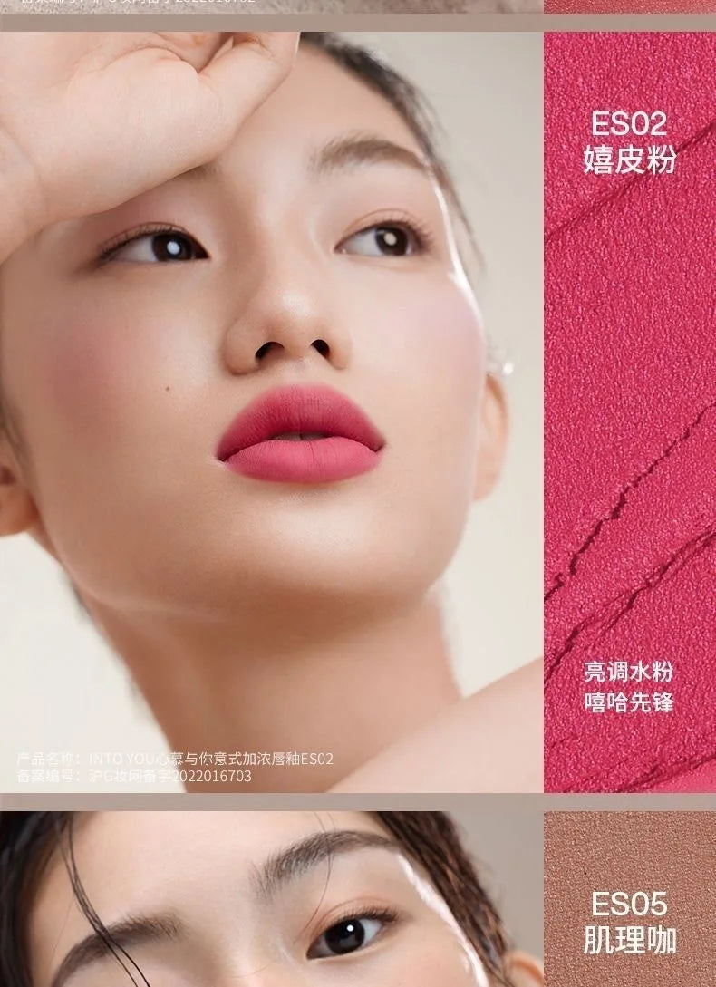 Rouge à lèvres mat INTOYOU, argile à lèvres longue tenue, brillant à lèvres velours waterproof, non fondant, non collant, maquillage expresso pour les lèvres