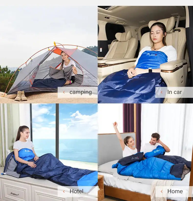 BISINNA Camping Sleeping Bag Ultralight Waterproof Winter Warm Envelope Backpacking Sleeping Bags for Outdoor Traveling Hiking - Lootquake