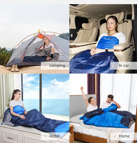 BISINNA Camping Sleeping Bag Ultralight Waterproof Winter Warm Envelope Backpacking Sleeping Bags for Outdoor Traveling Hiking - Lootquake