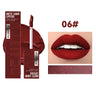 Rouge à lèvres liquide mat 6 couleurs, longue tenue, teinte antiadhésive, brillant à lèvres nude, waterproof, maquillage