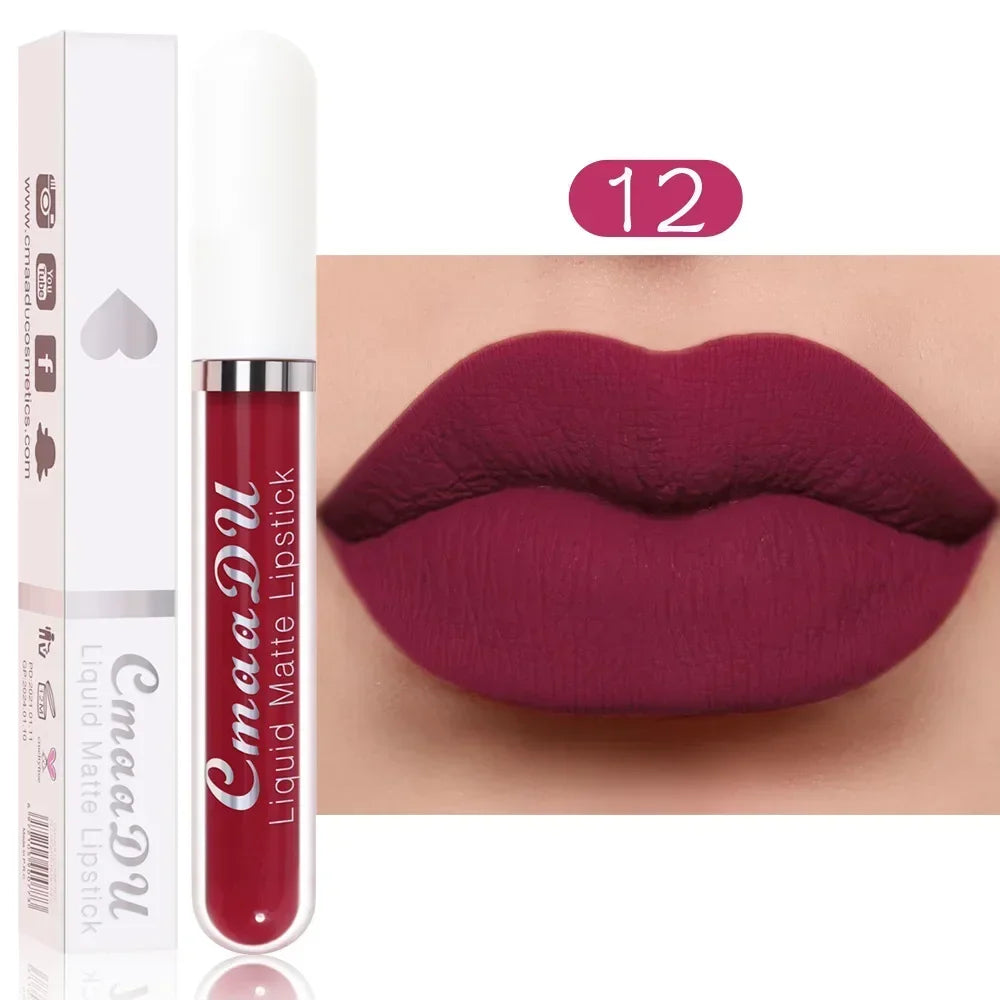 Lipstick Waterproof Long lasting Make-up for women Cosmetics Korean makeup Matte lipstick