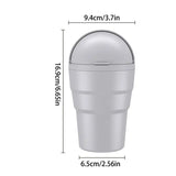 Car Garbage Bin Automotive Trash Cup Car Waste Bin Flip-Top Design Gadgets Interior Car Accessories for Car Sedan SUV Truck