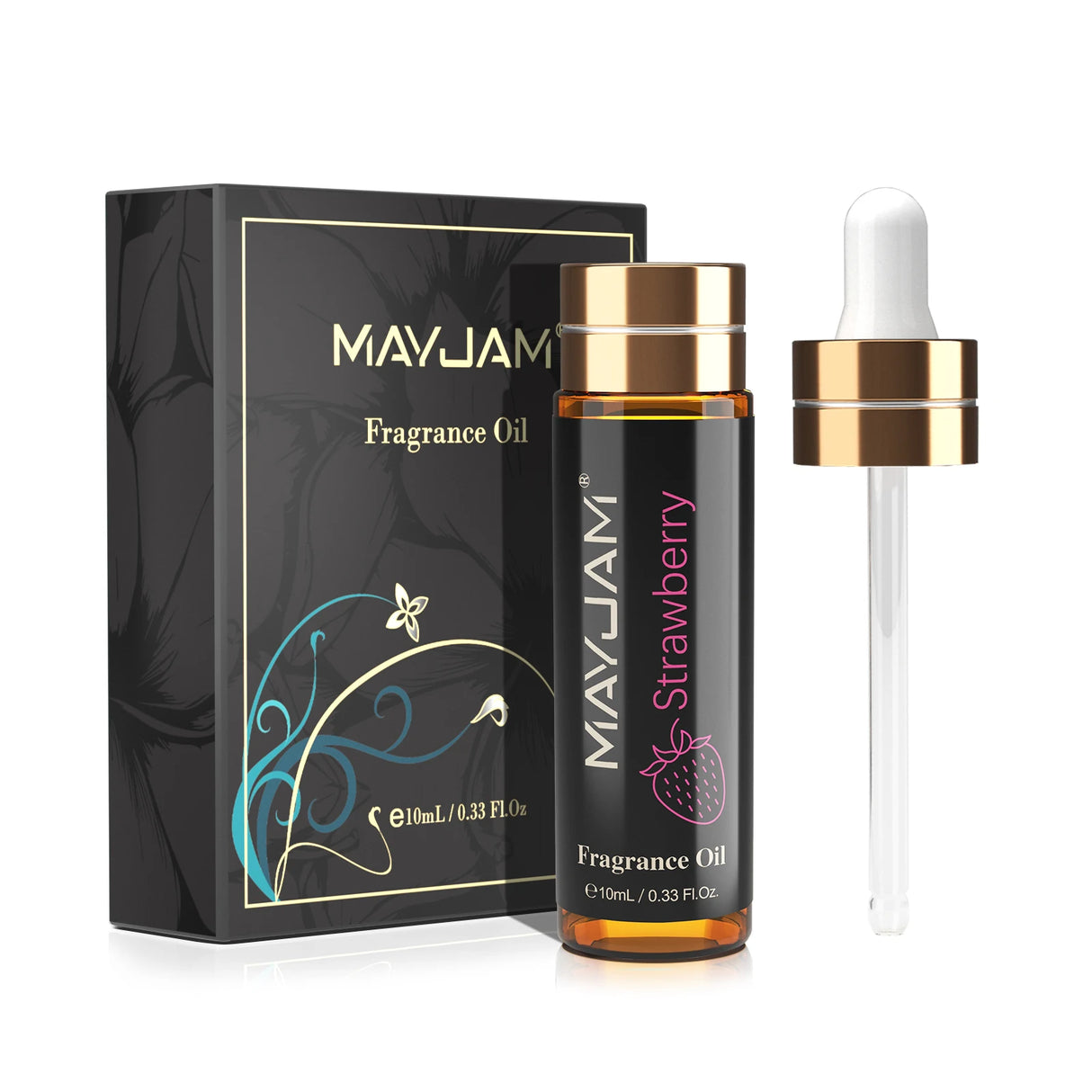 Aceites aromáticos MAYJAM con gotero: bambú, laurel, ron, bosque, pino, hierba recién cortada, lluvia, nuevos aceites aromáticos para humidificador y difusor.