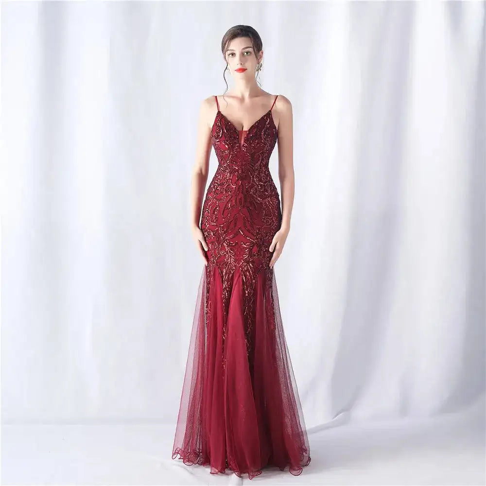 Luxury Youthful Women's Elegant Long Dress Party 2024 Graduation Ceremonies Prom Evening Formal on Sale Clearance Summer Fashion