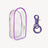 Colorful Transparent Protector Case Organizer Box for 17cm Labubu Plush Dolls Outdoor Display Bag With Keychain Doll Accessories - Lootquake
