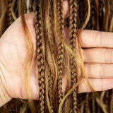 34" Boho Knotless Box Braids Wig | HD Full Lace | Ombre Twist | Baby Hair