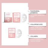 Bio-Collagen Real Deep Mask Hydrolyzed Collagen Soluble Rejuvenation Pore Shrinking  Brightening Refresh Moisturizing Sheet Mask