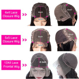 13x4 HD Lace Front Kinky Straight Wig | Long | Brazilian Virgin Hair | Pre-Plucked | Natural Hairline