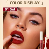 Luxury Matte Lip Gloss Set 12 Waterproof Shades Non Sticky Long Lasting Lipstick Kit For Daily Party Makeup