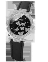 6PCS/Set Women Watch Set Rhinestone Quartz Wristwatch Butterfly Element Dial Watch Set Butterfly Jewelry Set Gift For Girls - Lootquake
