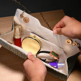 Light Luxury Pattern Chain shoulder Bag Simple And Versatile Handheld Underarm hand Bag women wedding party Evening gift Bags - Lootquake