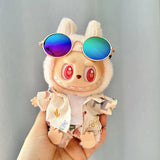Labubu Doll Clothes Beach Resort Style Overalls Labubu Idol V1 V2 Dolls Clothing Accessories 15/17cm Plush Doll Universal