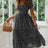 Vestidos Vintage Vintage Print Puff Sleeve summer Beach sweet dresses Casual Square collar floral maxi long dress 2024 festa - Lootquake