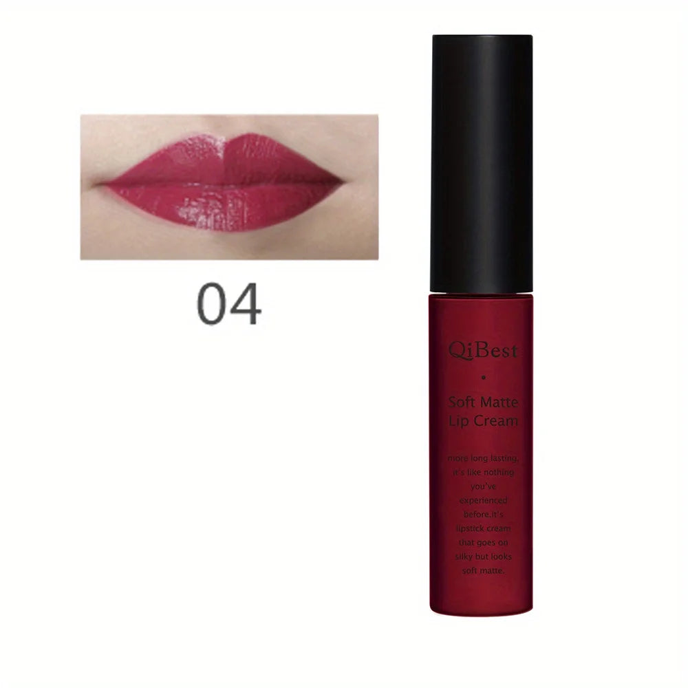 Luxurious Matte & Volumizing Lipstick - Waterproof, Long-Lasting, 20 Diverse Shades | Ideal Gift for Valentine's Day